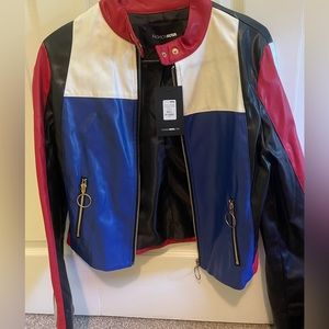 Fashion Nova faux leather moto jacket